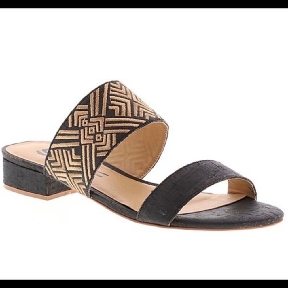 NIB-Sbicca Black Kimiko Sandal